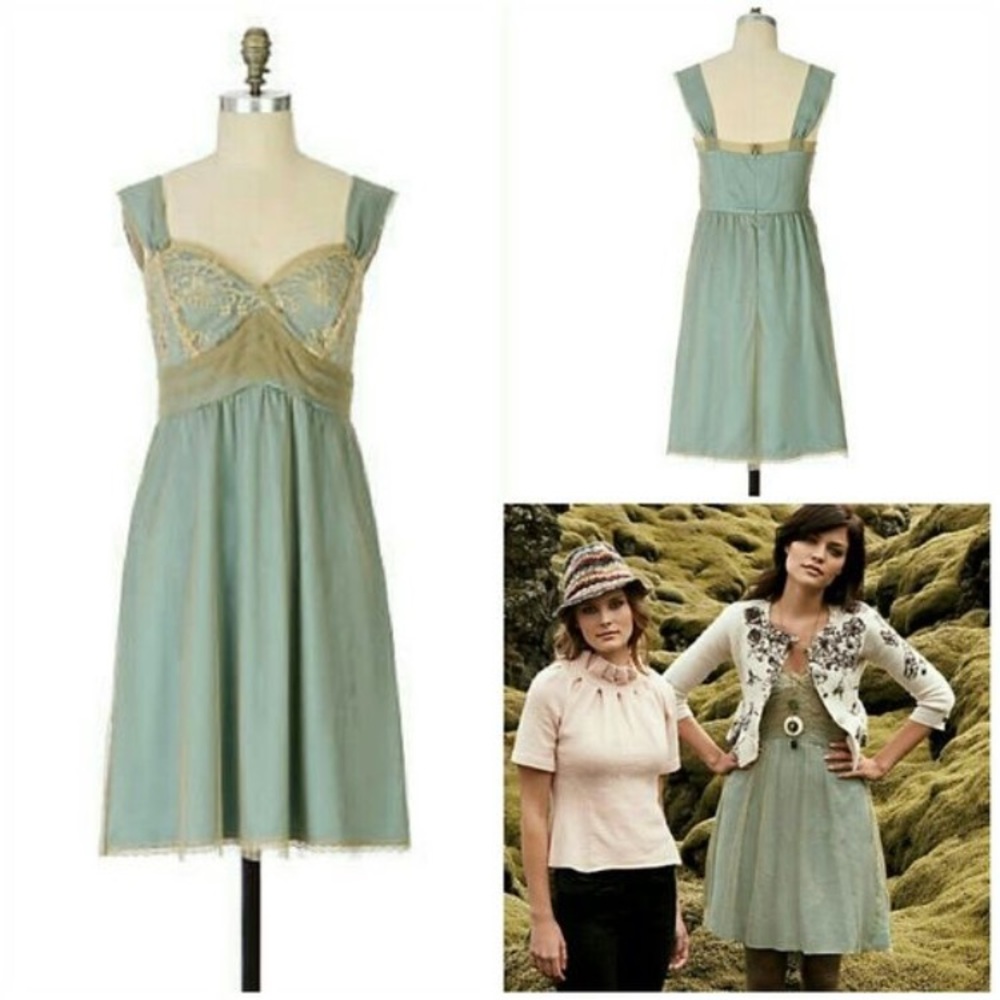 Rare Anthropologie LOC Elding Chemise Slip Dress 2